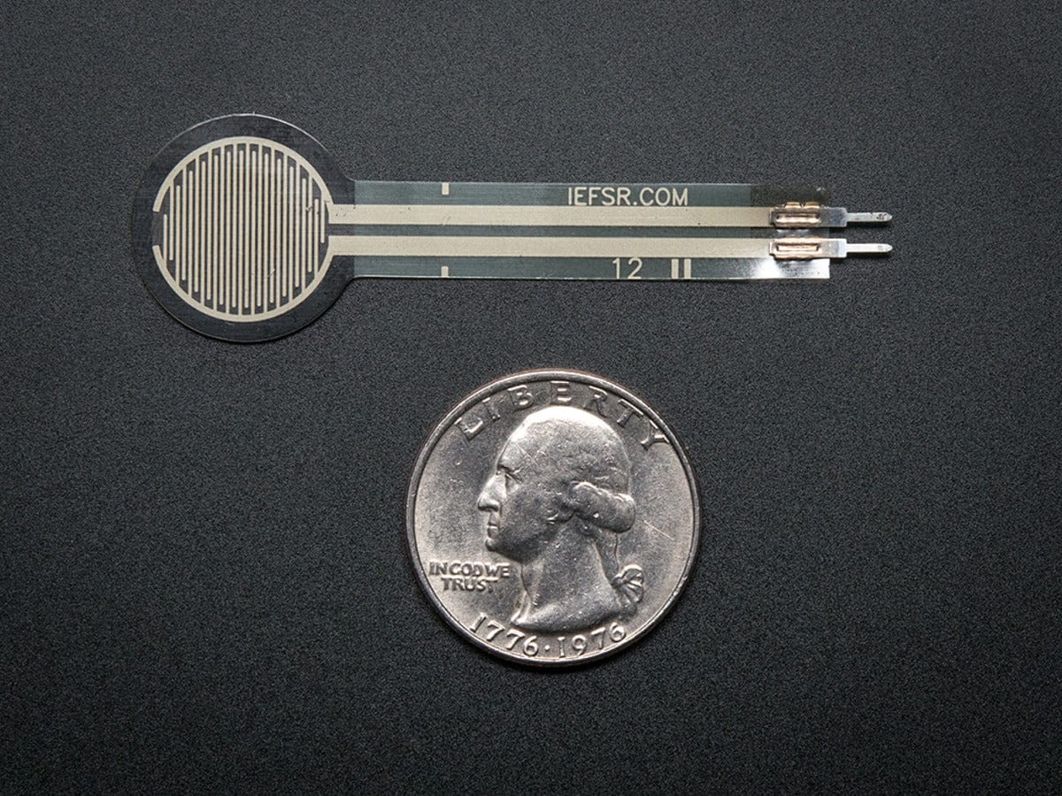 Round Force-Sensitive Resistor (FSR) (Interlink 402) by The Pi Hut - The Pi Hut