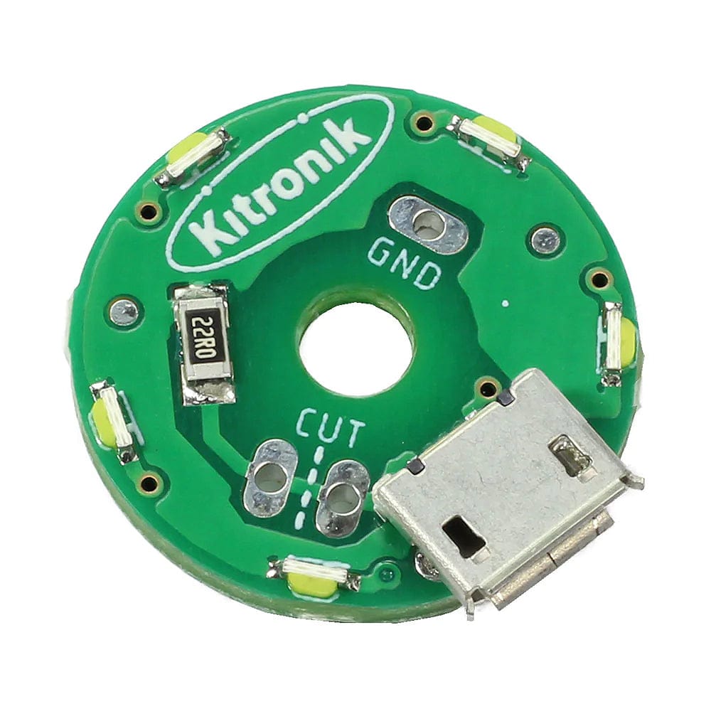 Round Side Illumination LED Module by Kitronik - The Pi Hut