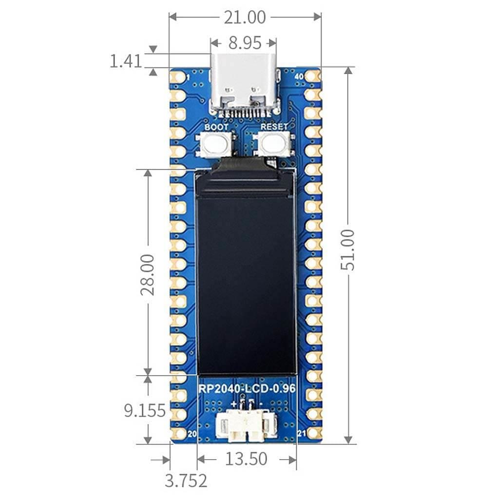 RP2040-LCD by Waveshare - The Pi Hut
