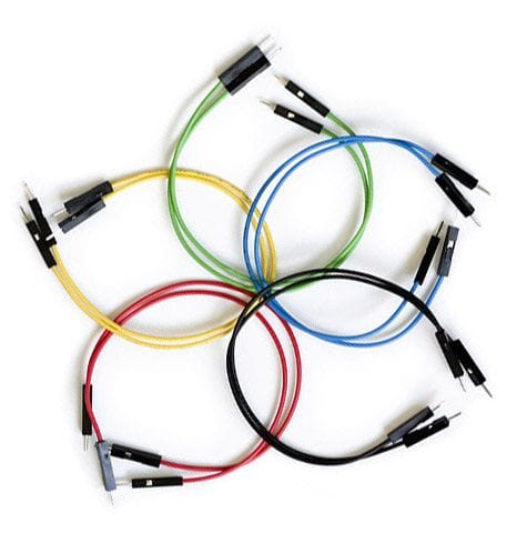 RPi Jumper Wires 10pk (Male/Male) 150mm by ModMyPi - The Pi Hut