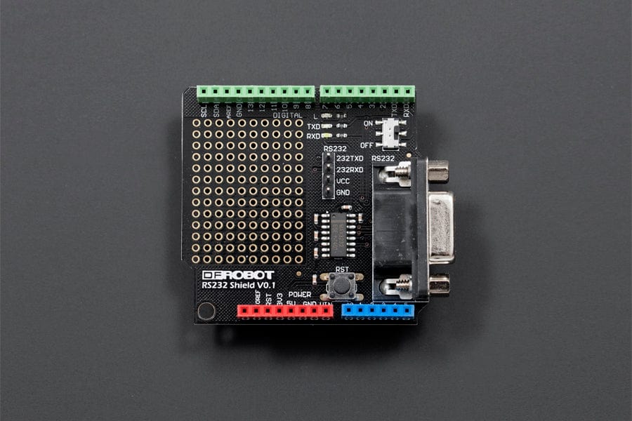 RS232 Shield for Arduino by DFRobot - The Pi Hut