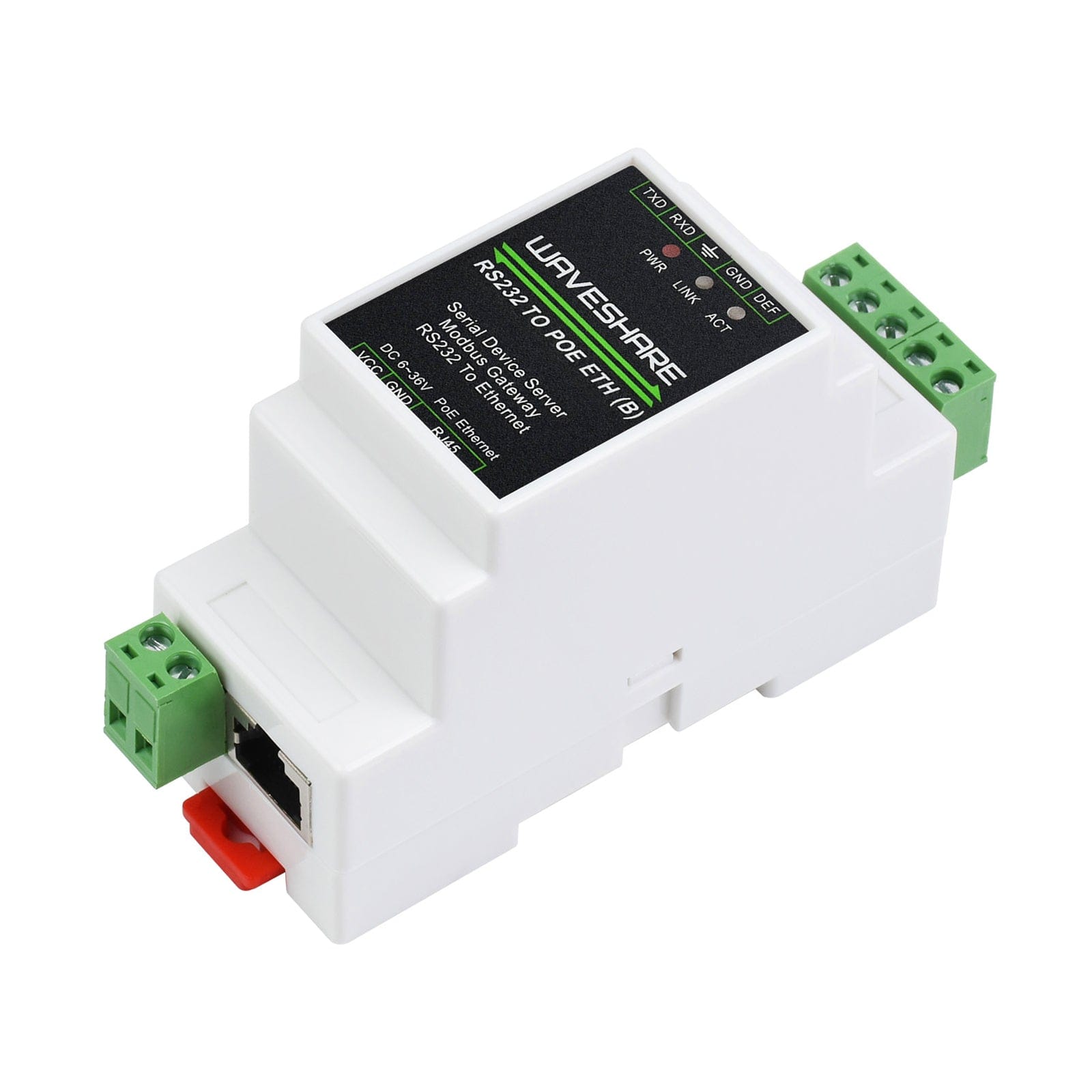 RS232 to RJ45 Ethernet Module (PoE) by Waveshare - The Pi Hut