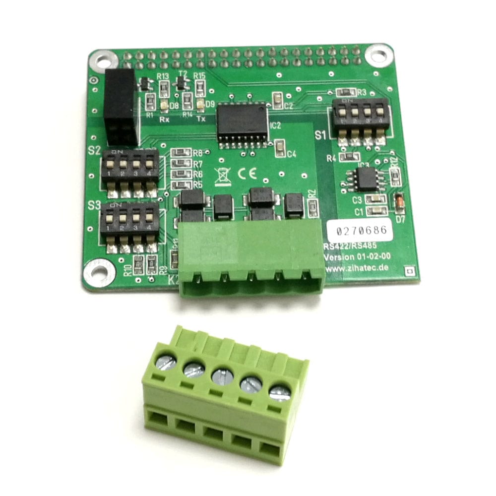 RS422 / RS485 Serial HAT by Zihatec - The Pi Hut