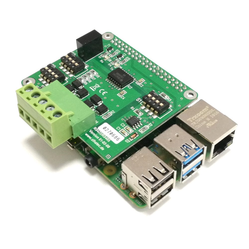 RS422 / RS485 Serial HAT by Zihatec - The Pi Hut