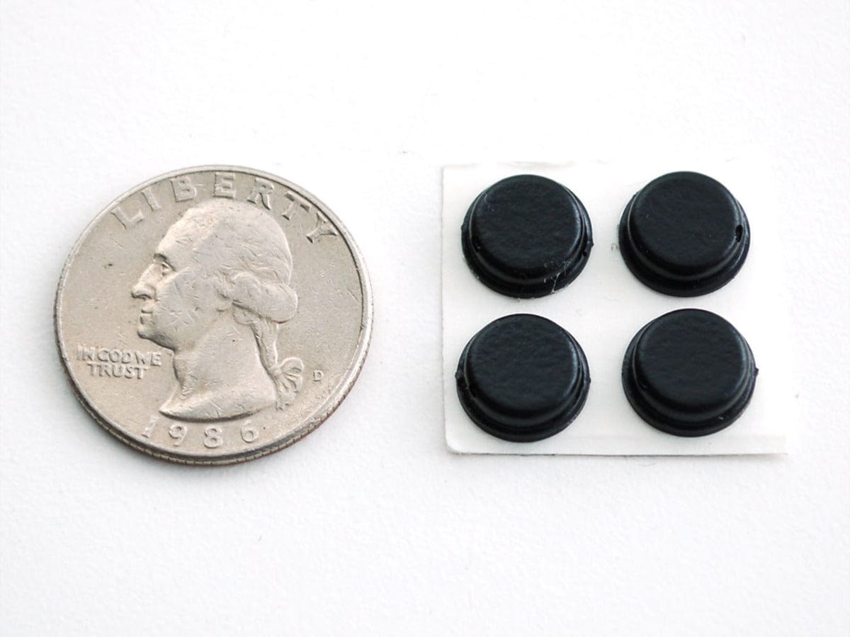 Rubber Bumper Feet - Pack of 4 by The Pi Hut - The Pi Hut