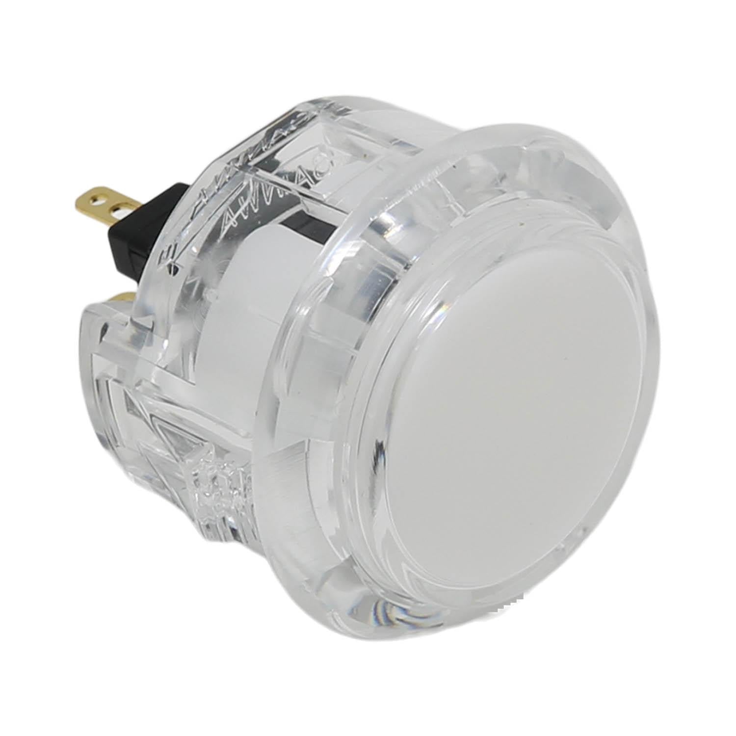 Sanwa Clear Round 30mm Snap-in Arcade Button (OBSF-30) by Sanwa - The Pi Hut