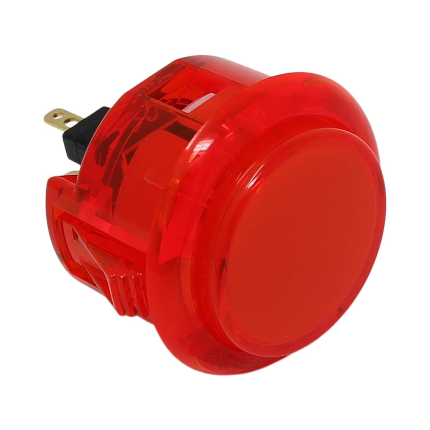 Sanwa Clear Round 30mm Snap-in Arcade Button (OBSF-30) by Sanwa - The Pi Hut