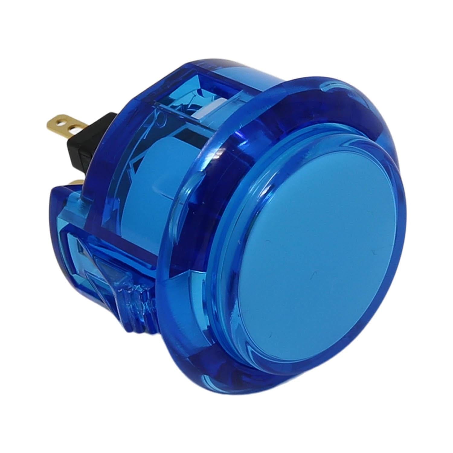 Sanwa Clear Round 30mm Snap-in Arcade Button (OBSF-30) by Sanwa - The Pi Hut