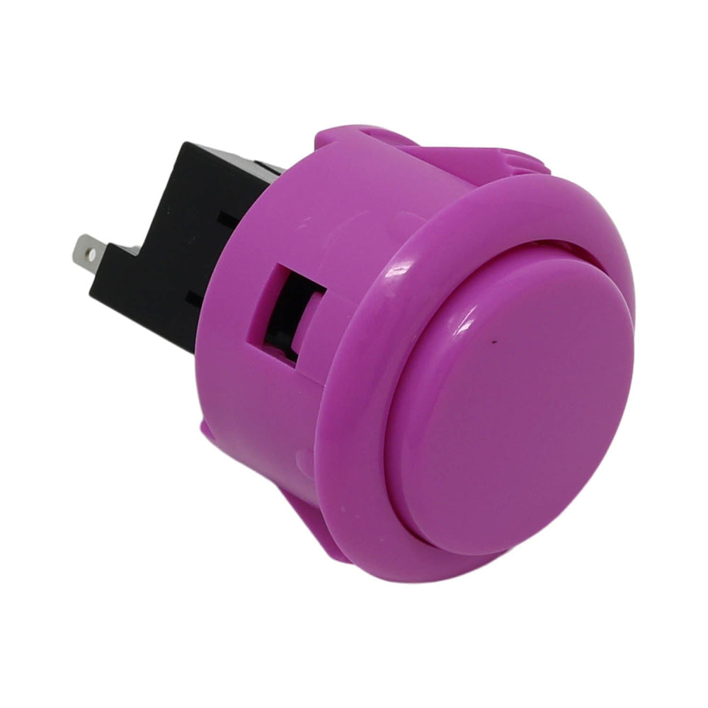 Sanwa Round 30mm Long Life Snap-in Arcade Button (OBSF-30RG) by Sanwa - The Pi Hut