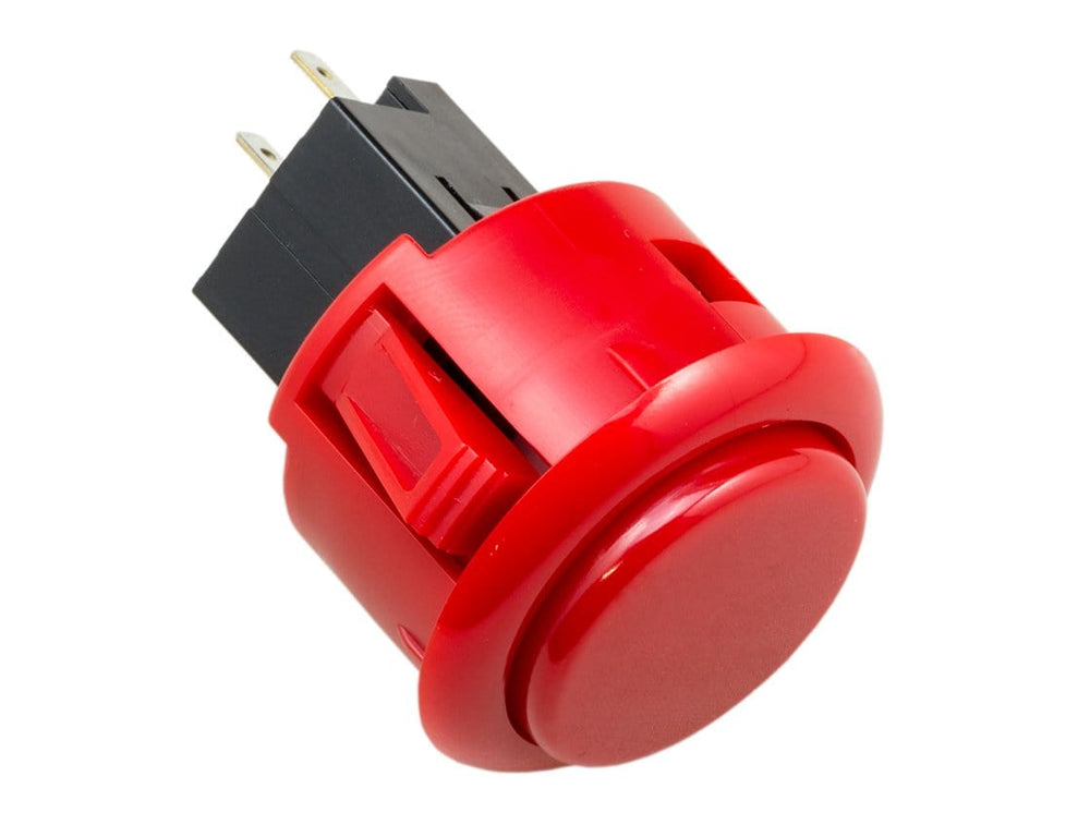 Sanwa Round 30mm Long Life Snap-in Arcade Button (OBSF-30RG) by Sanwa - The Pi Hut