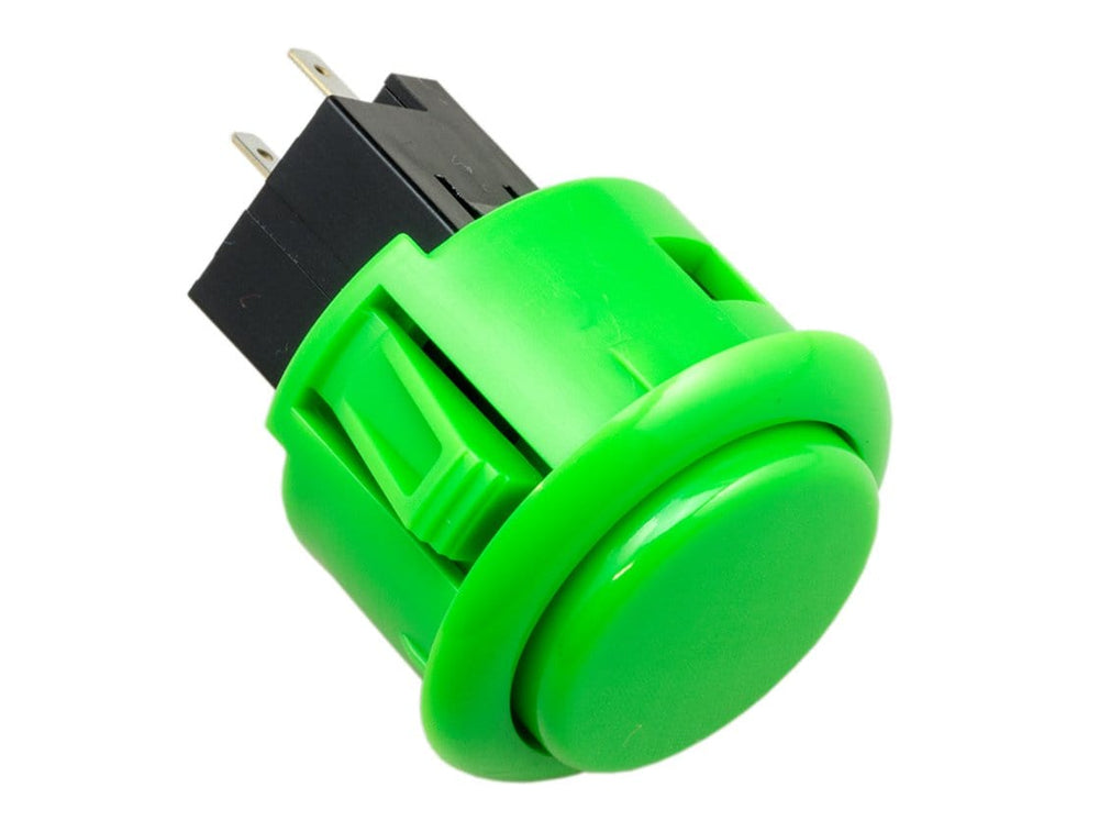 Sanwa Round 30mm Long Life Snap-in Arcade Button (OBSF-30RG) by Sanwa - The Pi Hut