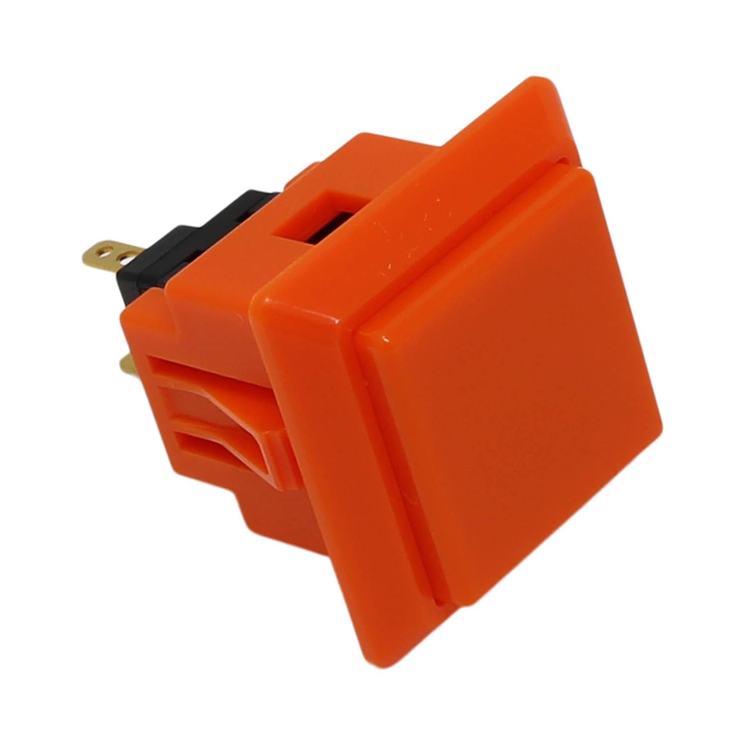 Sanwa Square Snap-in Arcade Button (OBSF-24KK) by Sanwa - The Pi Hut
