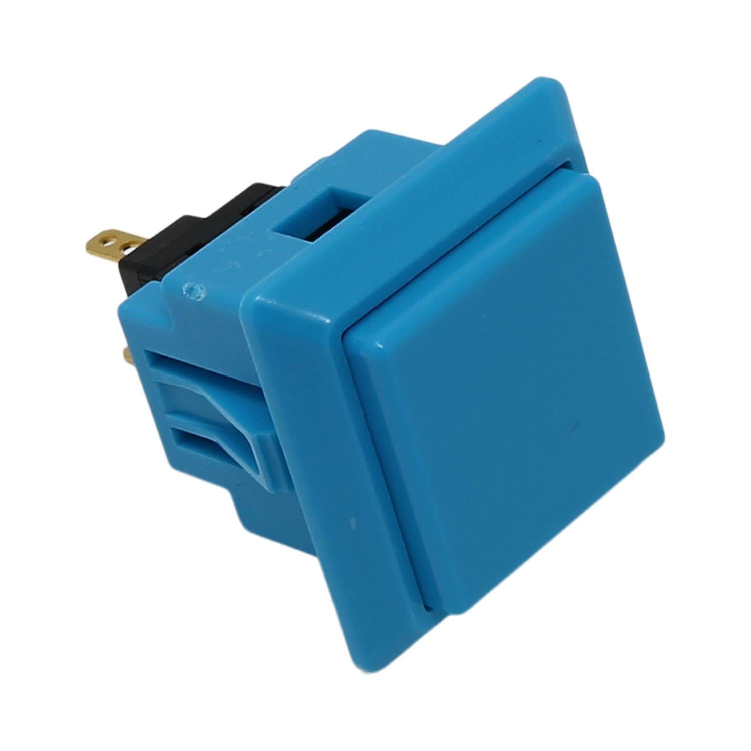 Sanwa Square Snap-in Arcade Button (OBSF-24KK) by Sanwa - The Pi Hut