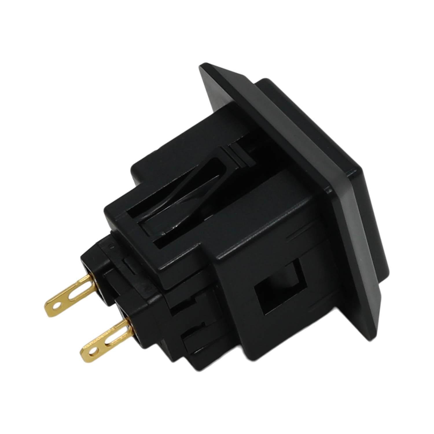 Sanwa Square Snap-in Arcade Button (OBSF-24KK) by Sanwa - The Pi Hut