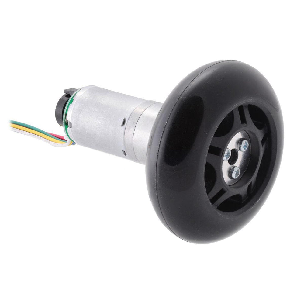 Scooter/Skate Wheel 144×29mm - Black by Pololu - The Pi Hut