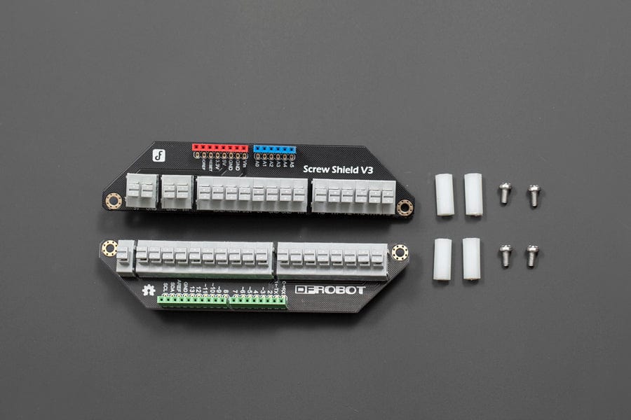 Screwless Terminal Shield For Arduino by DFRobot - The Pi Hut