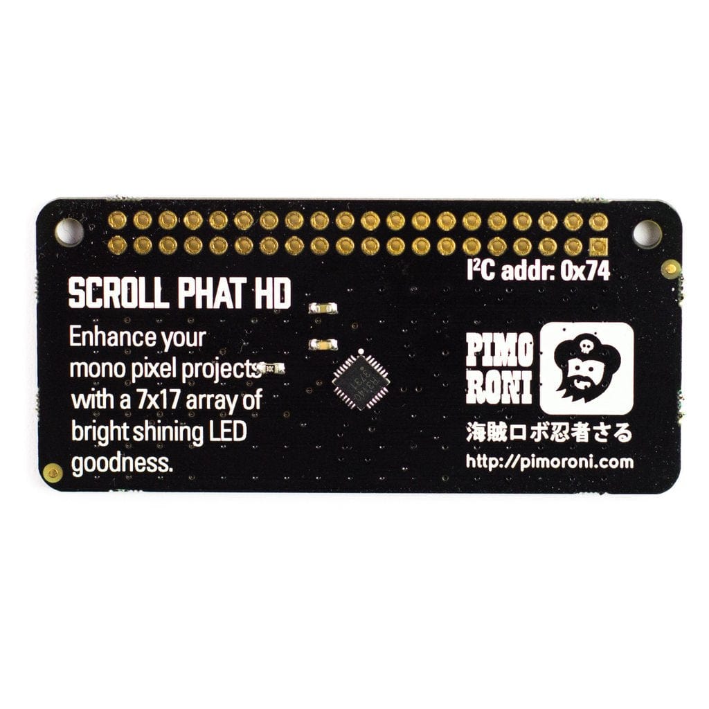 Scroll pHAT HD by Pimoroni - The Pi Hut
