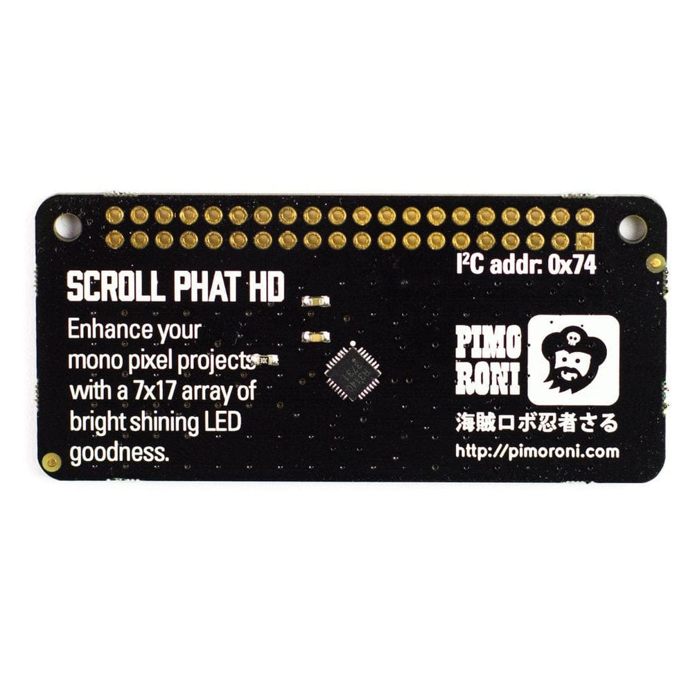Scroll pHAT HD by Pimoroni - The Pi Hut