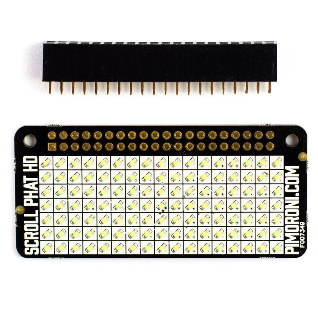 Scroll pHAT HD by Pimoroni - The Pi Hut