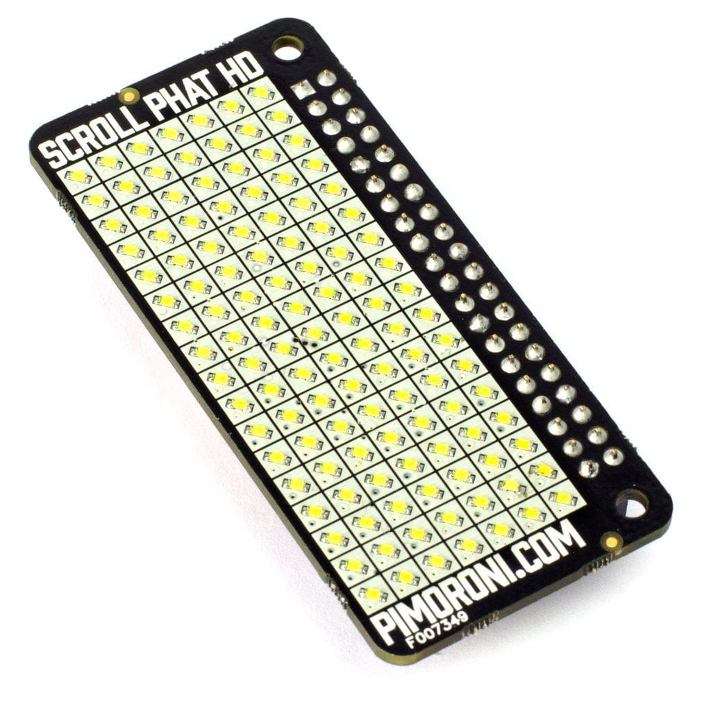Scroll pHAT HD by Pimoroni - The Pi Hut