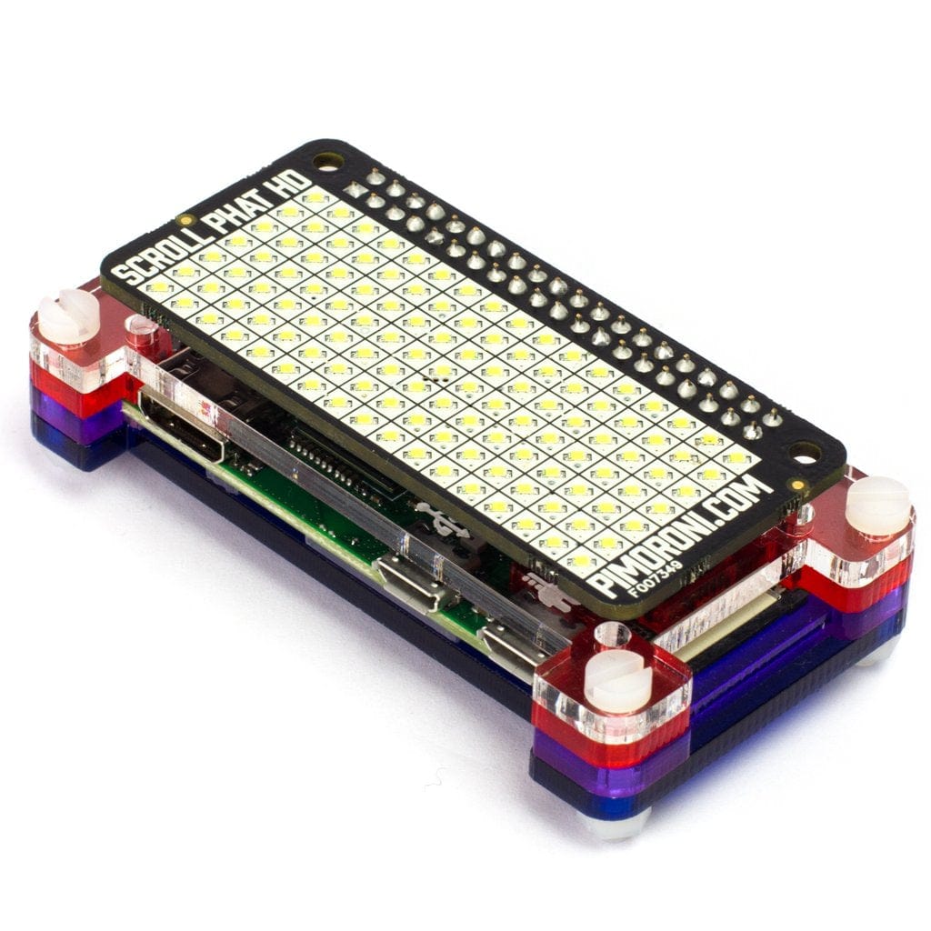 Scroll pHAT HD by Pimoroni - The Pi Hut