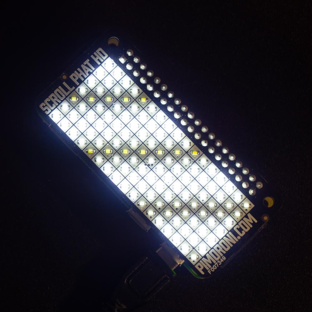 Scroll pHAT HD by Pimoroni - The Pi Hut