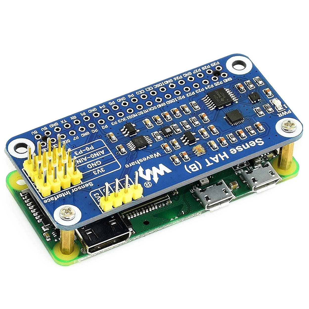 Sense HAT (B) for Raspberry Pi by Waveshare - The Pi Hut