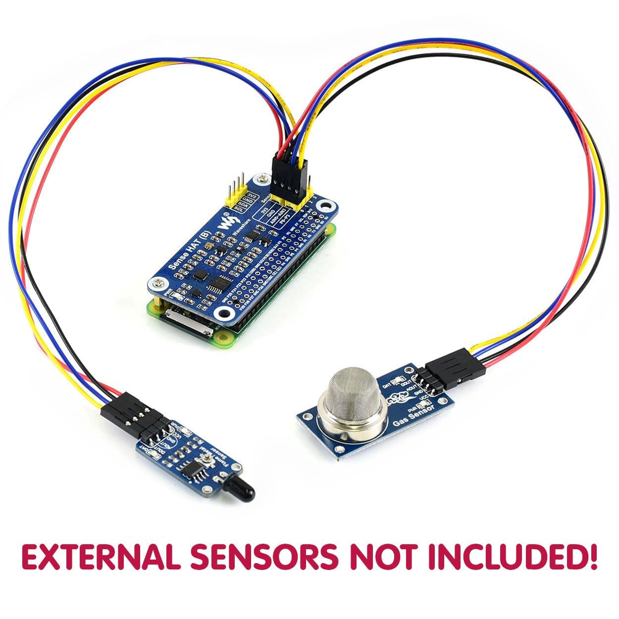 Sense HAT (B) for Raspberry Pi by Waveshare - The Pi Hut