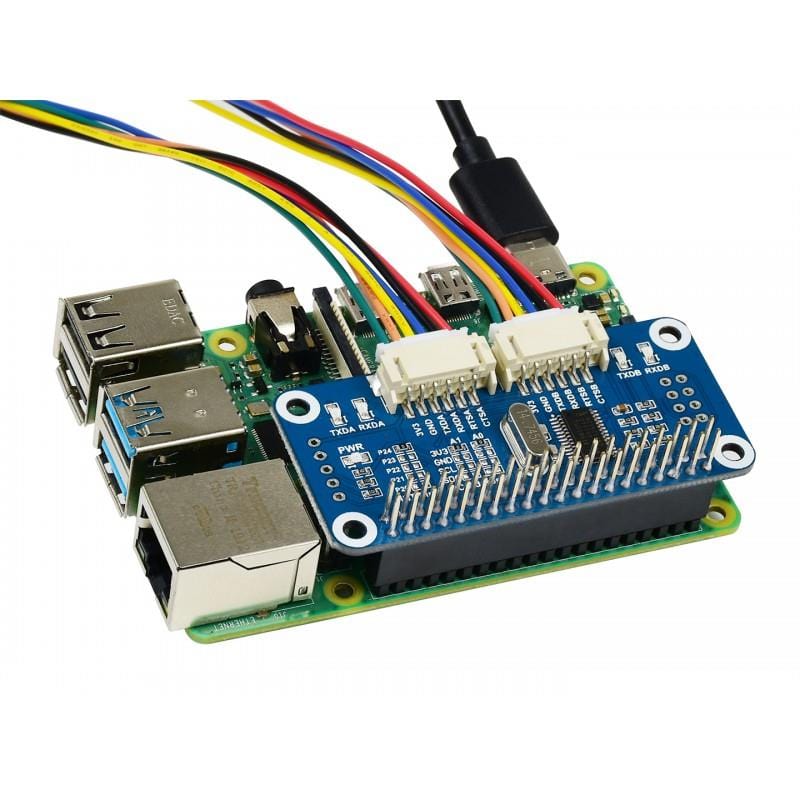 Serial Expansion HAT for Raspberry Pi by Waveshare - The Pi Hut