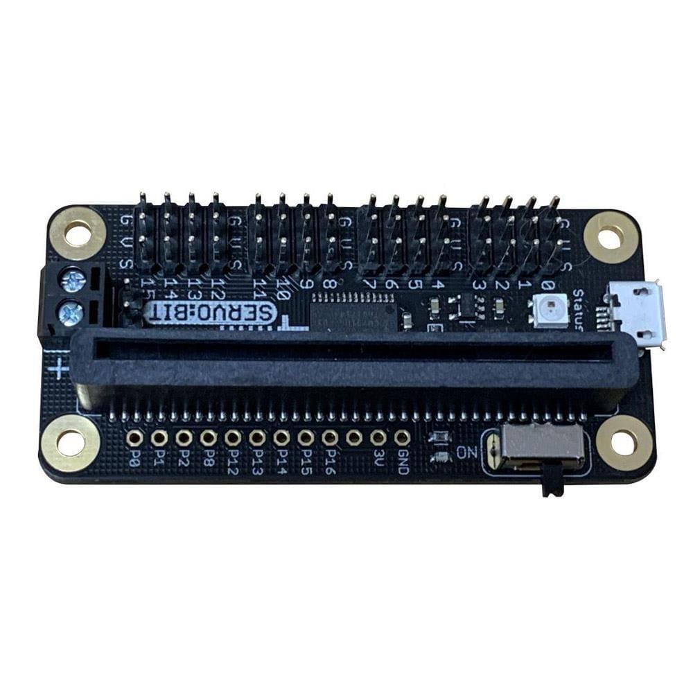 Servo:Bit 16-way Servo Controller for the micro:bit by 4tronix - The Pi Hut