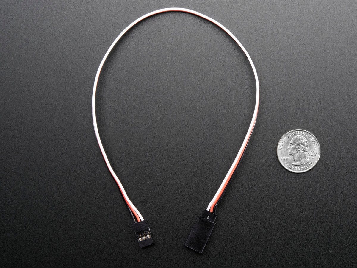 Servo Extension Cable - 30cm / 12" long - by The Pi Hut - The Pi Hut