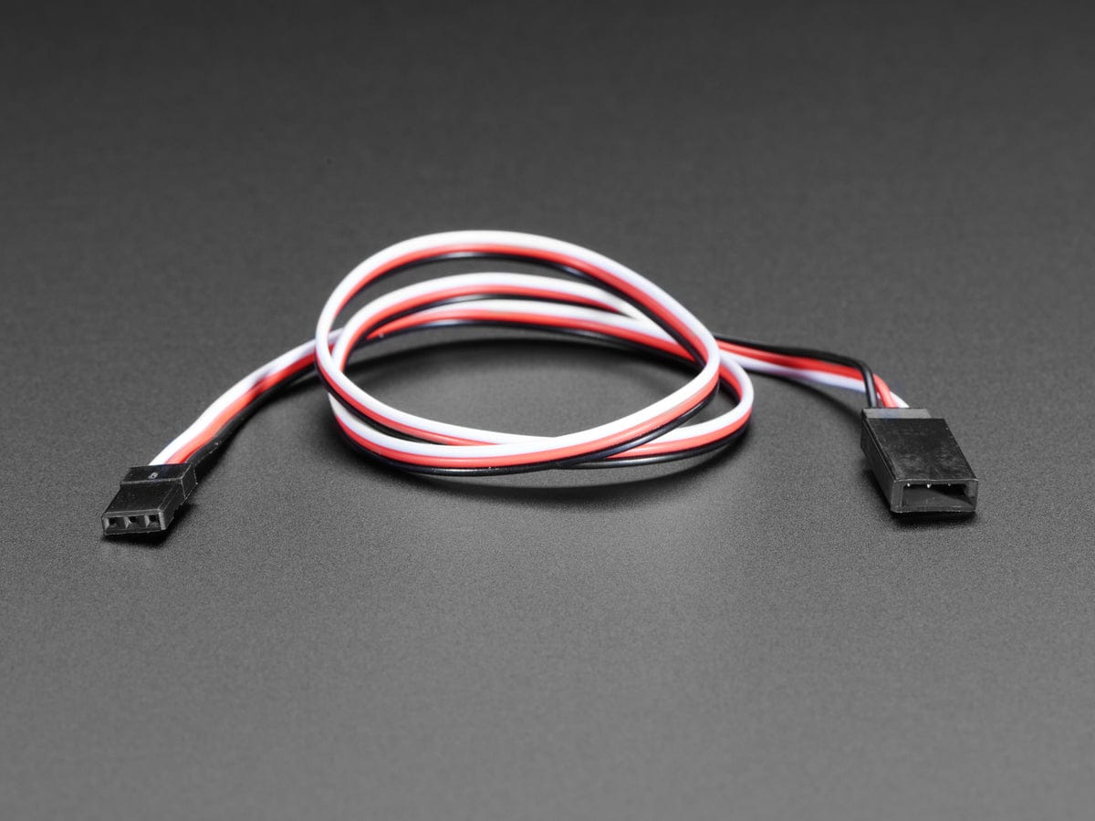 Servo Extension Cable - 50cm / 19.5" long by The Pi Hut - The Pi Hut
