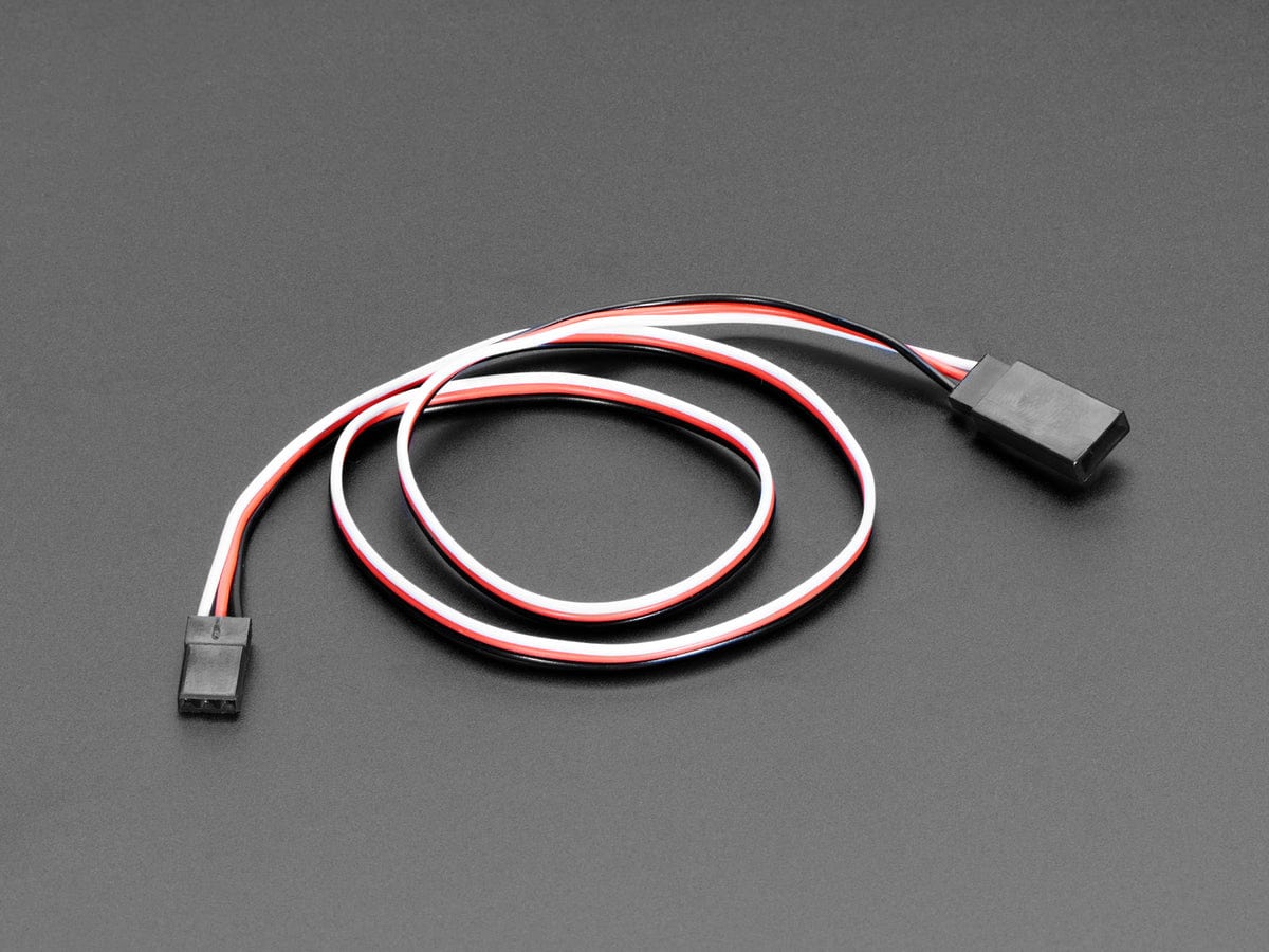 Servo Extension Cable - 50cm / 19.5" long by The Pi Hut - The Pi Hut