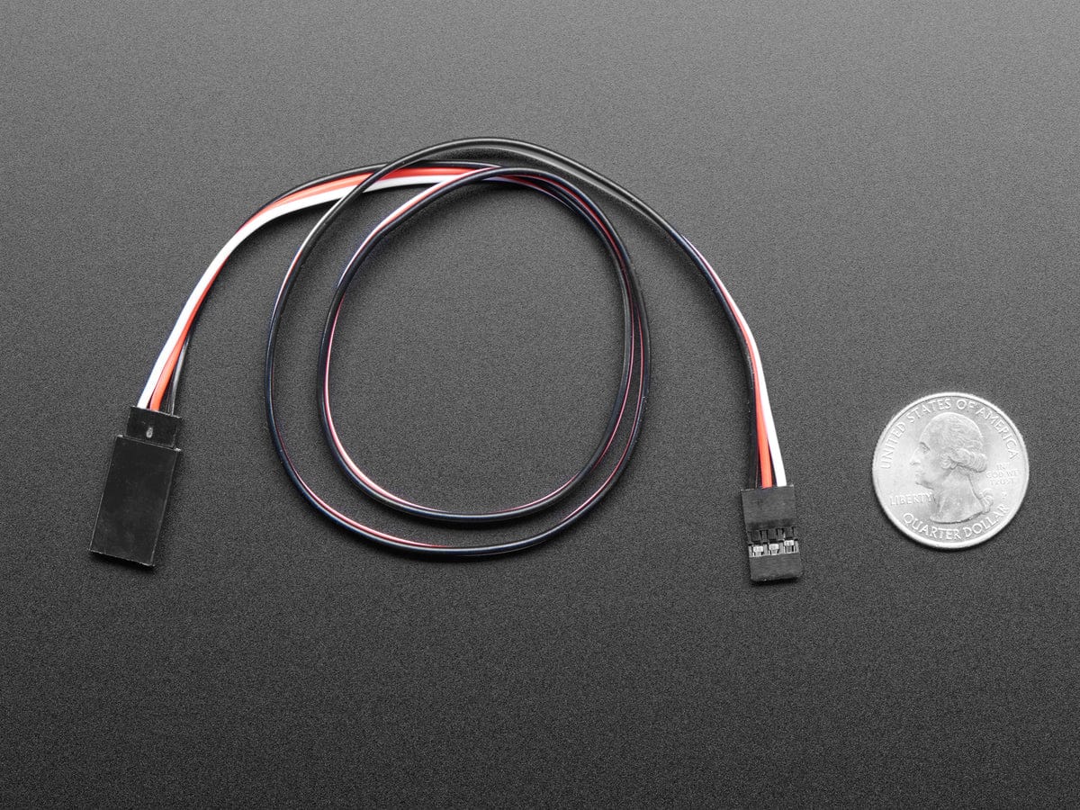 Servo Extension Cable - 50cm / 19.5" long by The Pi Hut - The Pi Hut