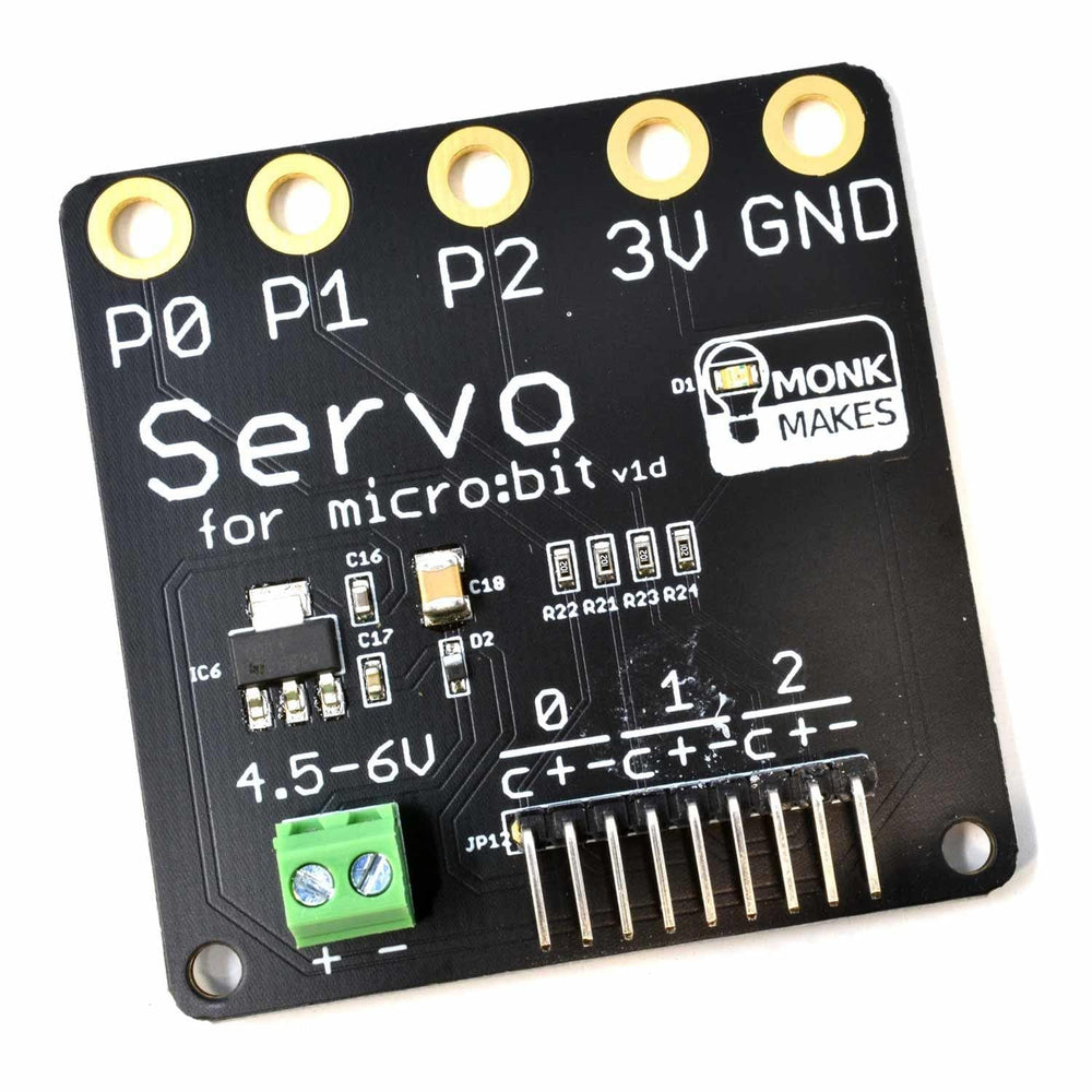 Servo for micro:bit by Monk Makes - The Pi Hut