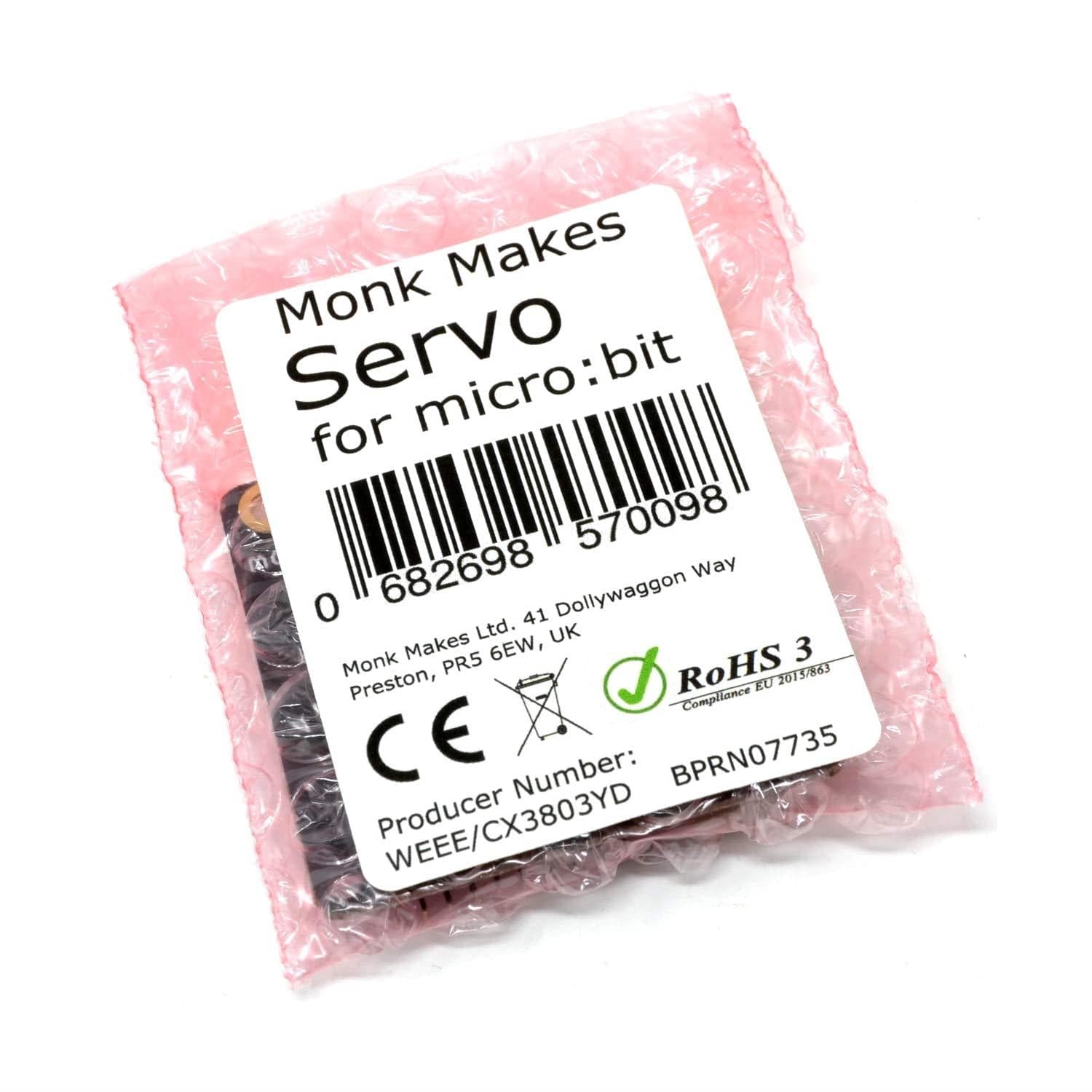 Servo for micro:bit by Monk Makes - The Pi Hut