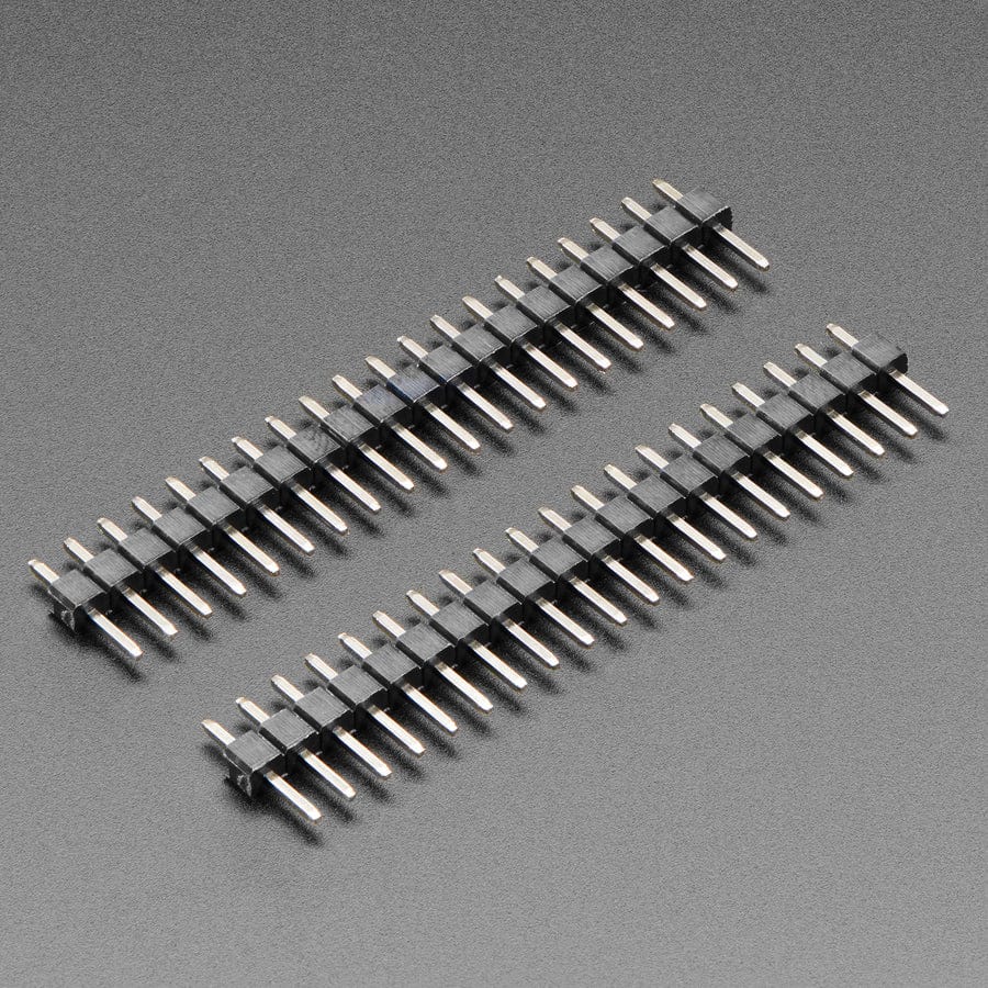 Short Plug Headers for Raspberry Pi Pico - 2 x 20 Pin Male by The Pi Hut - The Pi Hut