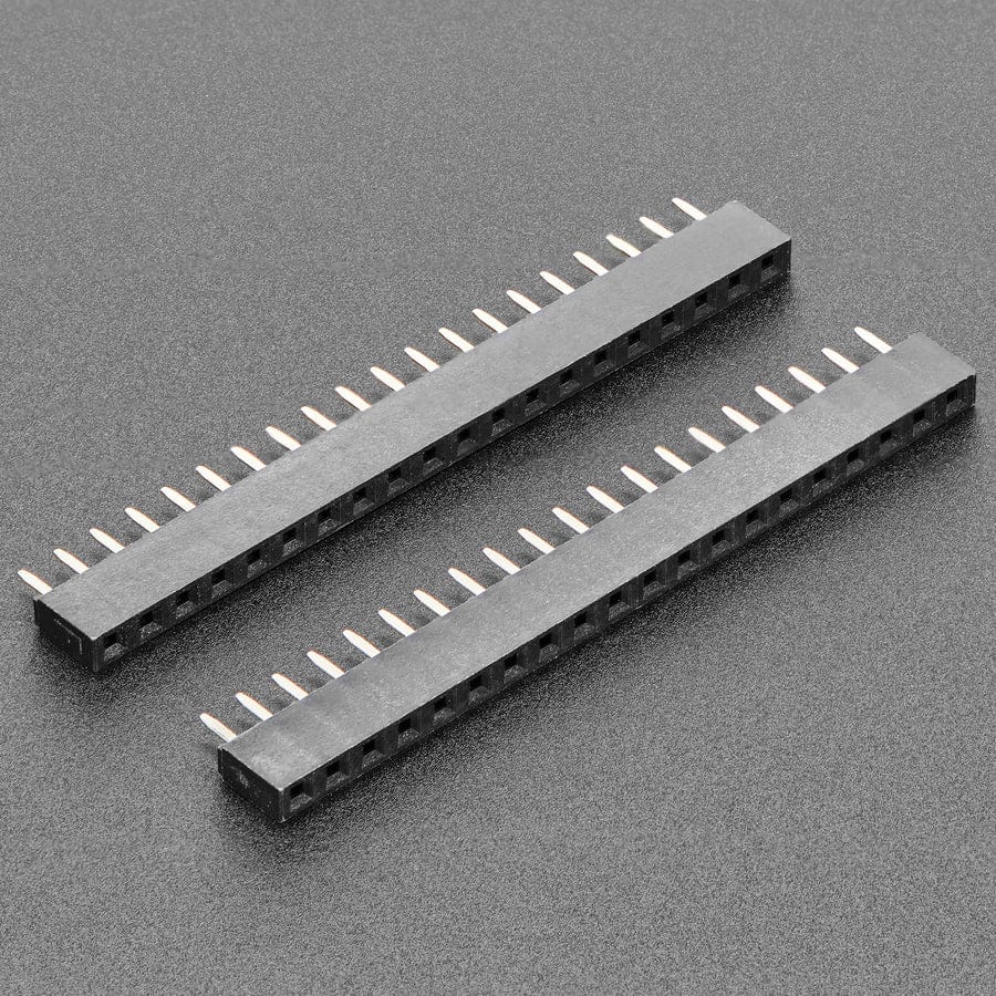 Short Socket Headers for Raspberry Pi Pico - 2 x 20 Pin Female by The Pi Hut - The Pi Hut