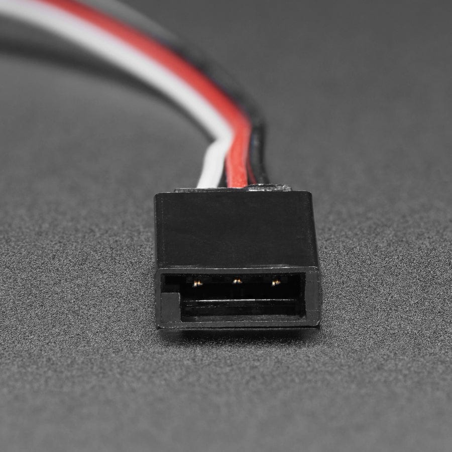 Shrouded Servo to Alligator Clip Cable - 17cm long by The Pi Hut - The Pi Hut