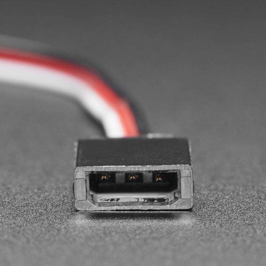 Shrouded Servo to Premium Male Jumper Wires Cable - 17cm by The Pi Hut - The Pi Hut