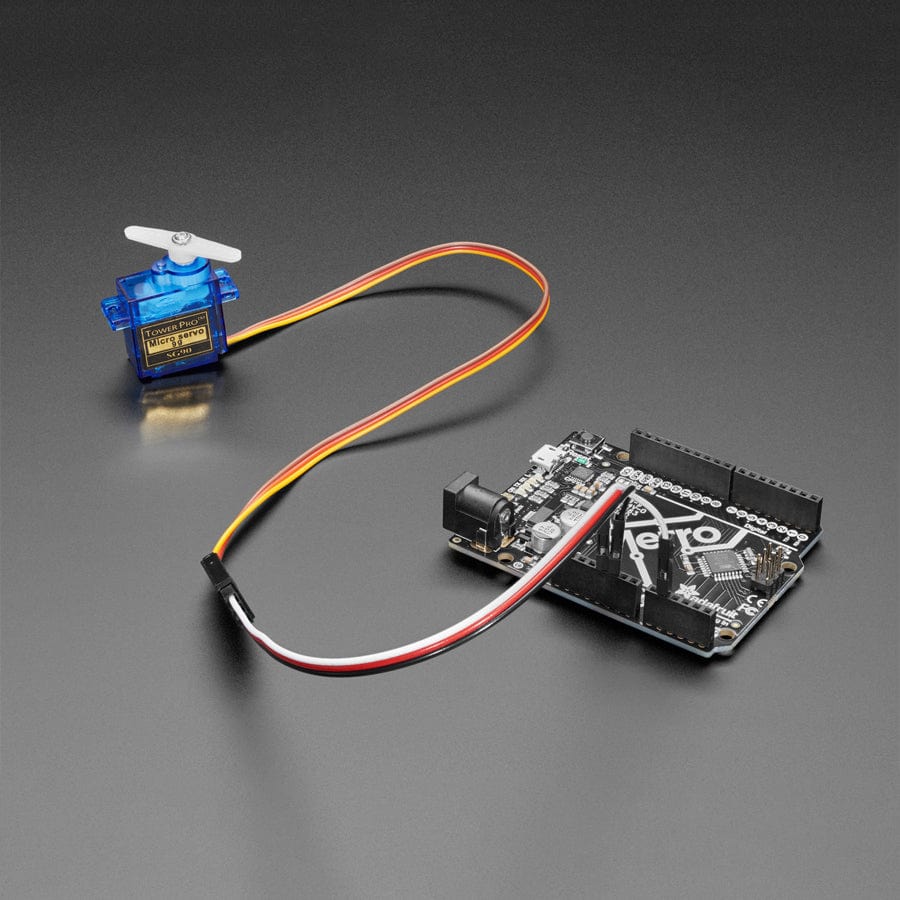 Shrouded Servo to Premium Male Jumper Wires Cable - 17cm by The Pi Hut - The Pi Hut