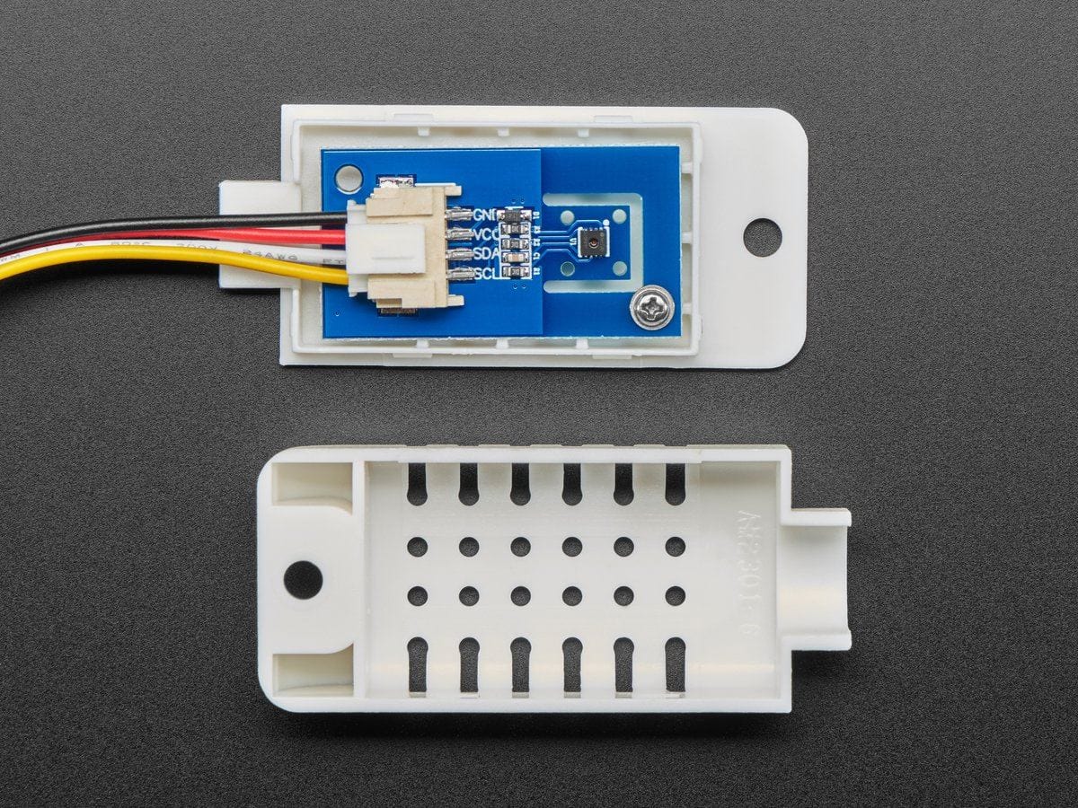 SHT30 Temperature And Humidity Sensor - Wired Enclosed Shell by The Pi Hut - The Pi Hut