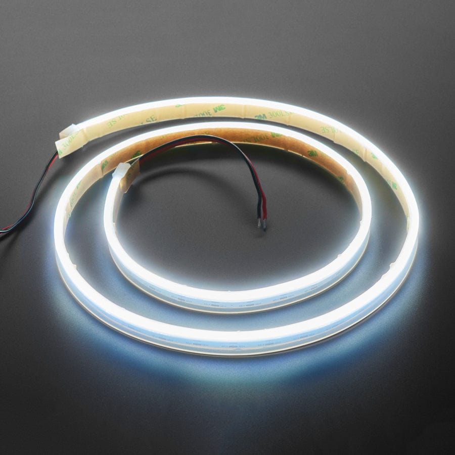 Side-Light Flexible White LED Strip - 480 LEDs per meter - 1m - Cool White ~6500K by Adafruit - The Pi Hut