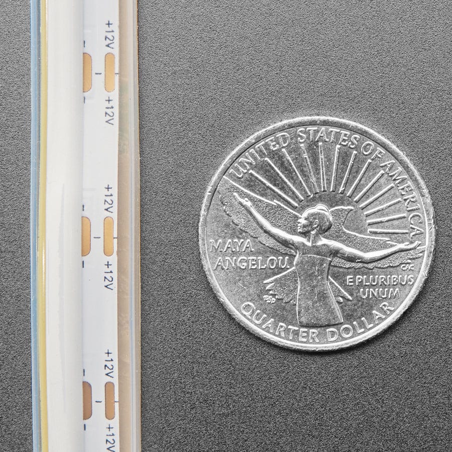 Side-Light Flexible White LED Strip - 480 LEDs per meter - 1m - Cool White ~6500K by Adafruit - The Pi Hut