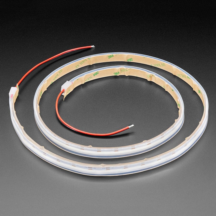 Side-Light Flexible White LED Strip - 480 LEDs per meter - 1m - Warm White ~3000K by Adafruit - The Pi Hut
