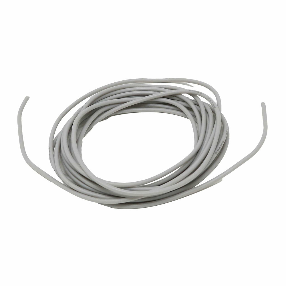 Silicone Cover Stranded-Core Wire - 2m 26AWG Gray by The Pi Hut - The Pi Hut