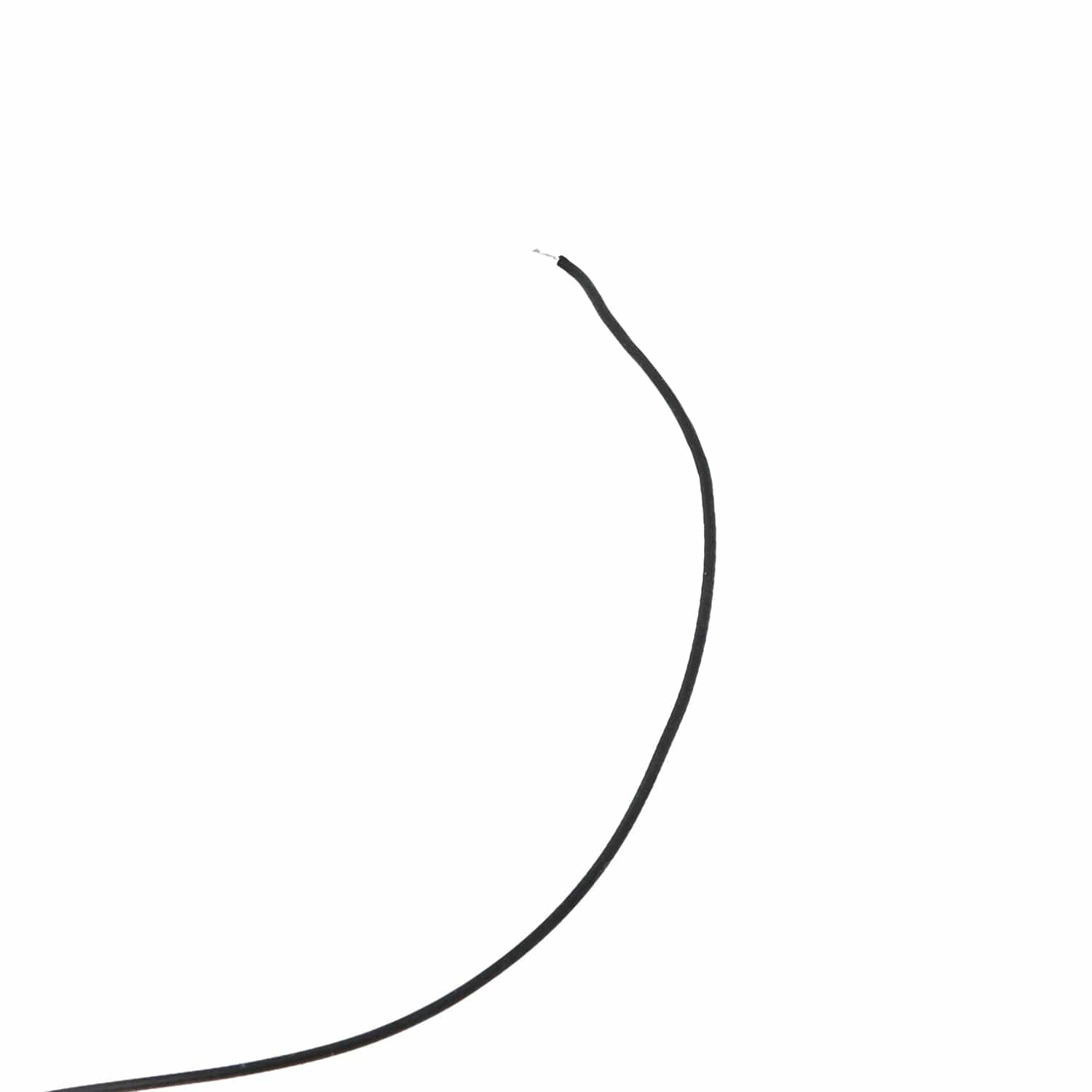 Silicone Cover Stranded-Core Wire - 50ft 30AWG Black by The Pi Hut - The Pi Hut