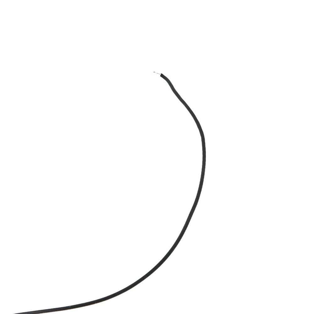 Silicone Cover Stranded-Core Wire - 50ft 30AWG Black by The Pi Hut - The Pi Hut