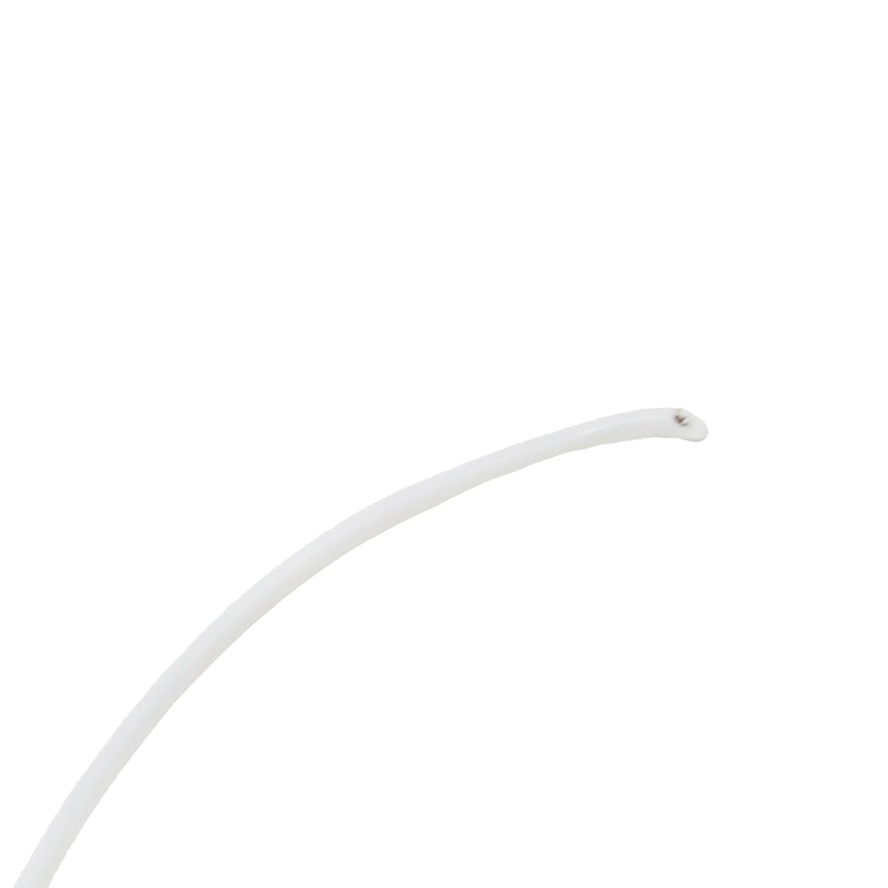 Silicone Cover Stranded-Core Wire - 50ft 30AWG White by The Pi Hut - The Pi Hut