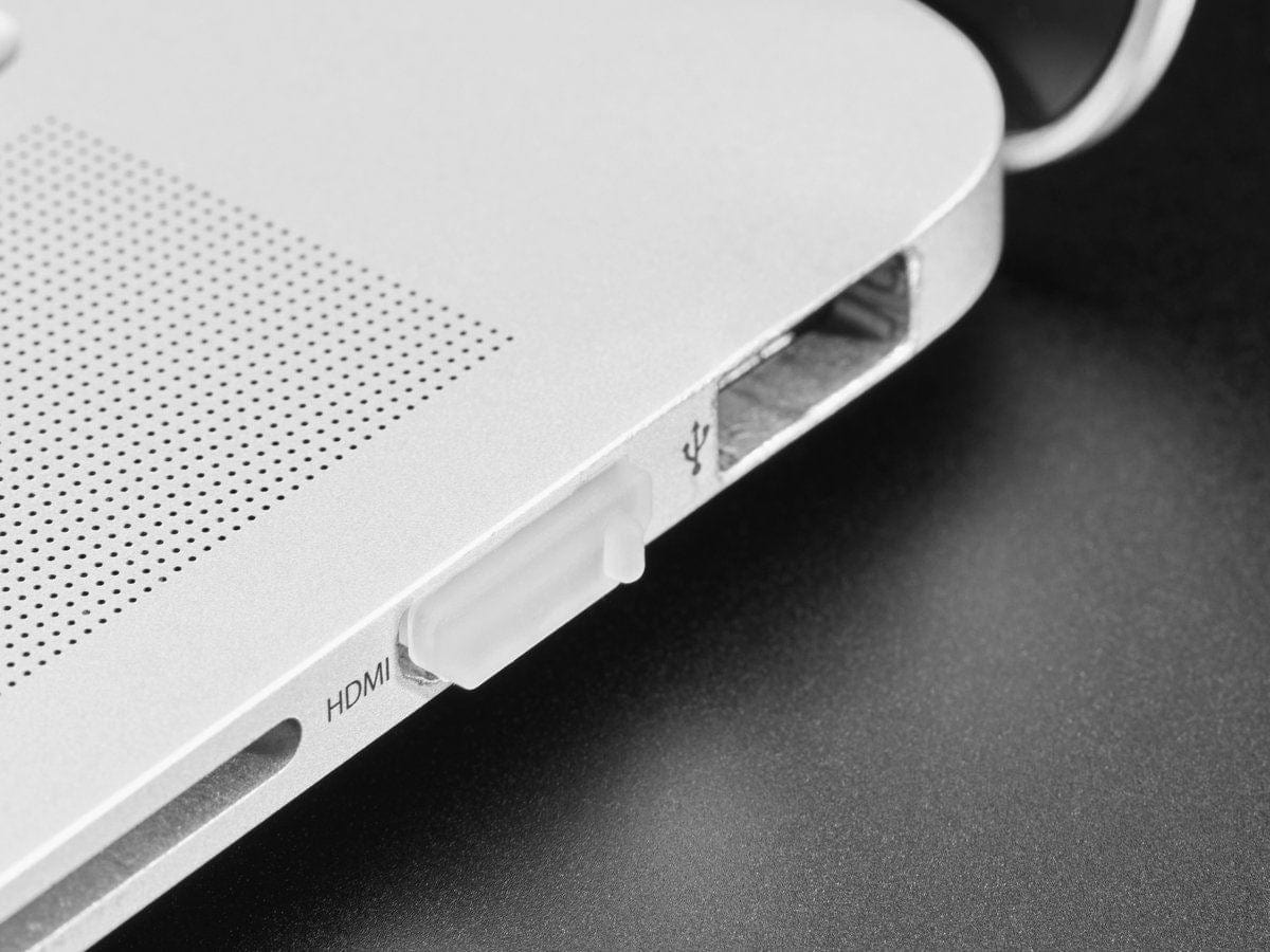 Silicone HDMI Dust Cover Inserts - 10 Pack by The Pi Hut - The Pi Hut